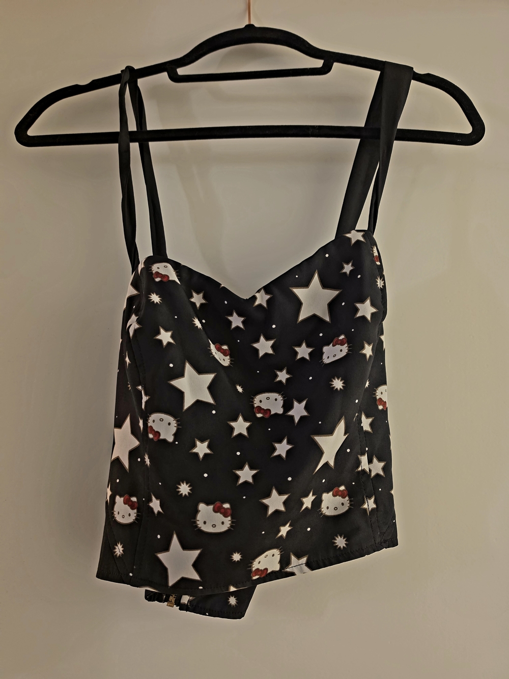 Sanrio Black Star & Hello Kitty Satin Cami